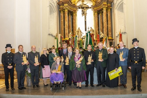 Florianifeier 2018<br>Weihe der steirischen Zunftfahne in Mariazell